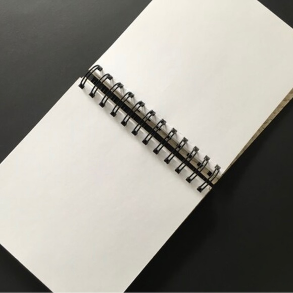 Blank Journal with Boho TasseI & Cluster, Blank Coil Bound Journal, Scrapbook - Picture 5 of 5